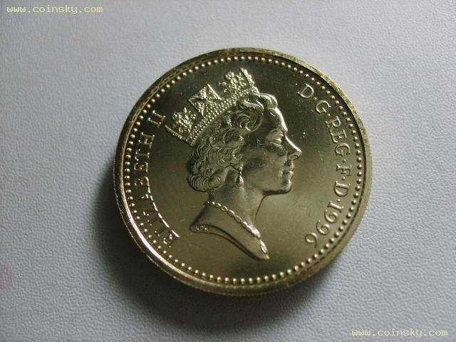 英国1996年英镑