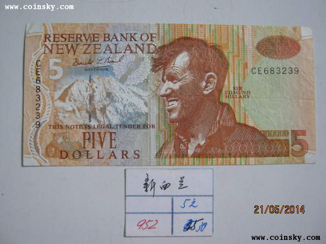 收藏社--查看新西兰纸币