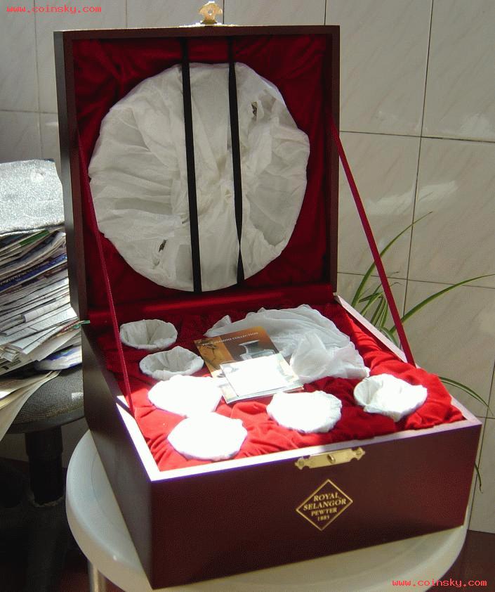 马来西亚锡器名品皇家雪兰莪礼品包装茶具一套