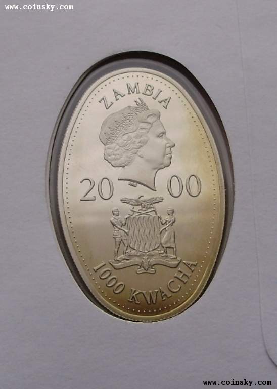 堂--钱币商城--经典钱币--查看 赞比亚英女王母