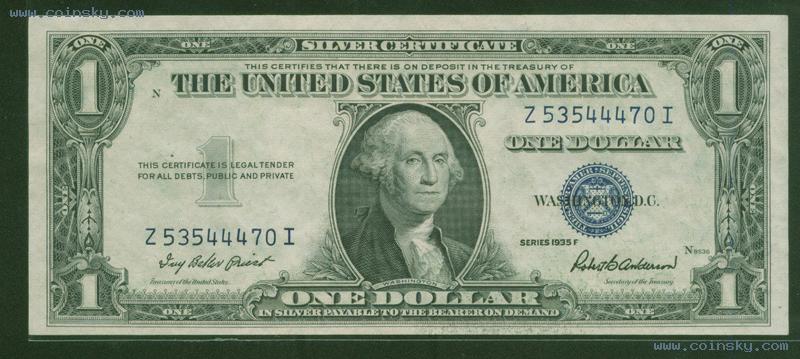 1935年1美元