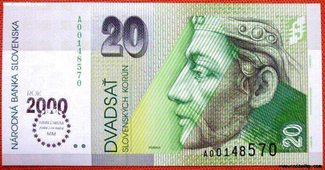 钱币天堂--钱币商城--花和尚--查看斯洛伐克200