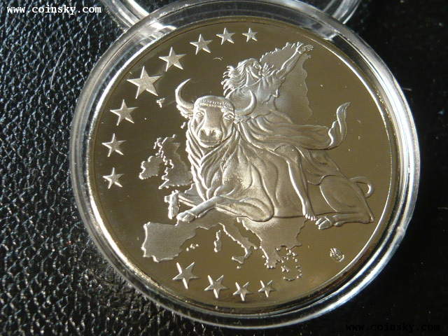 潮】钱币店--查看2002年欧罗巴女神欧盟硬币发