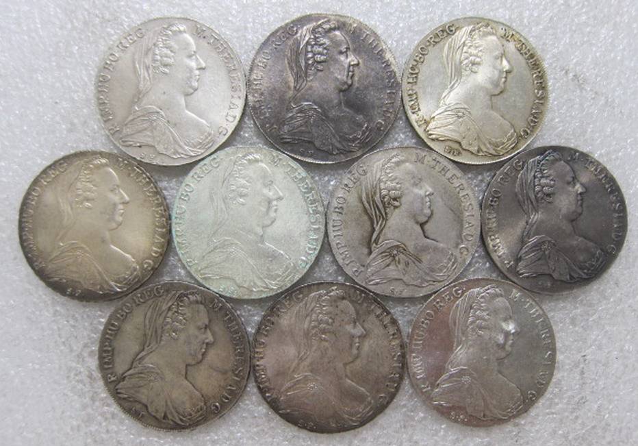 奥匈帝国1780年大奶妈银币10枚[中国投资资讯
