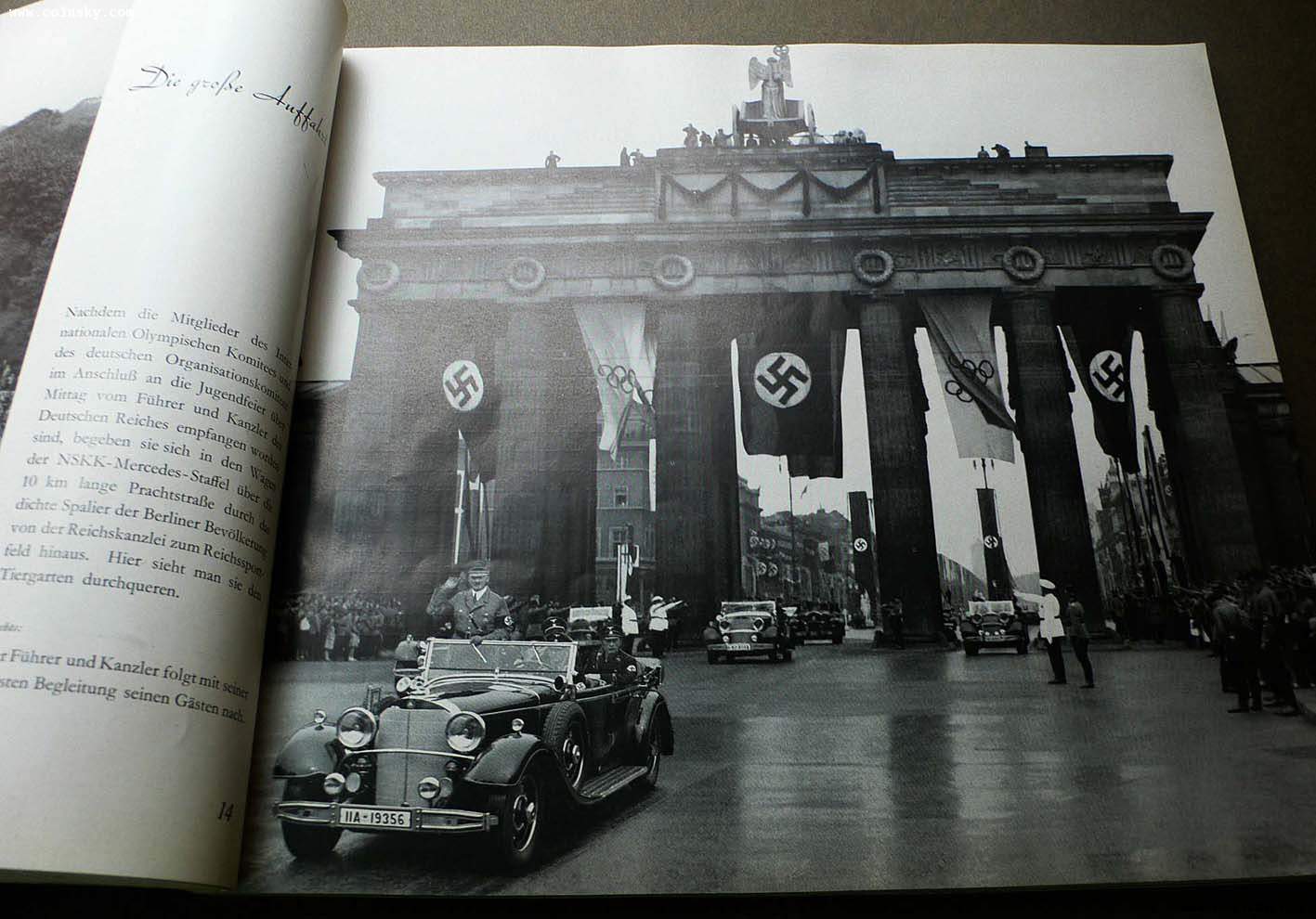 1936年德国柏林奥运会 原品官方大型画册 第三帝国时期